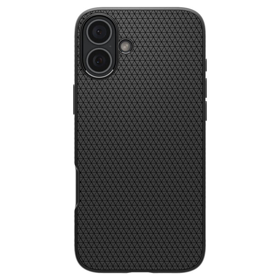Spigen Liquid Air Hülle für iPhone 16 - schwarz