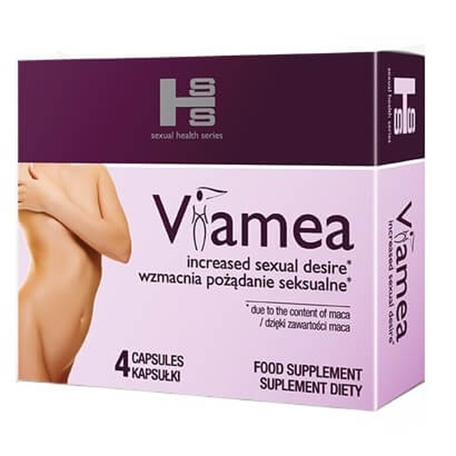 Sexual Health Series Viamea aumenta el deseo sexual, 4 cápsulas