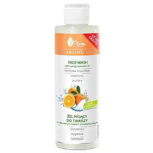 Ava Laboratorium Reinigingslijn Gezichtsreinigingsgel met Natuurlijke Sinaasappelolie, 200 ml