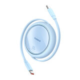 Baseus Free2Draw Mini USB-C - USB-C 100W 1m verlengkabel - blauw