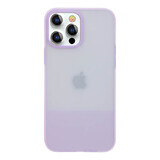 Kingxbar Plain Series hoesje voor iPhone 13 siliconen case paars