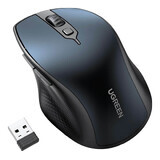 Ugreen MU101 ergonomische draadloze Bluetooth 2.4 GHz muis - blauw