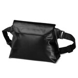 Bolsa impermeable de PVC / riñón - negro