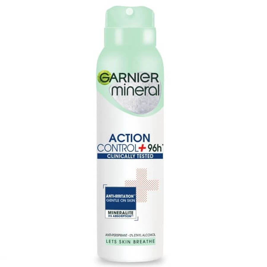 Garnier Mineral Action Control+ Antiperspirant Spray, 150ml