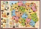Polen Voivodships-contourkaart 1:1 500 000