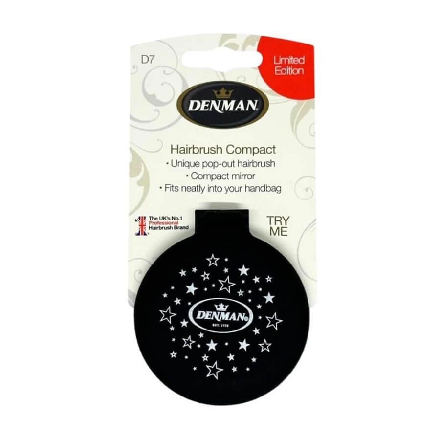 Cumpără Denman D07 Compact Popper Perie de păr negru Denman D07 Compact Popper Perie de păr negru