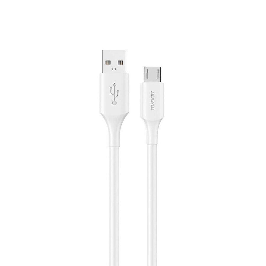 Dudao L2SM USB-A / micro USB 6A Kabel 1,2 m - weiß