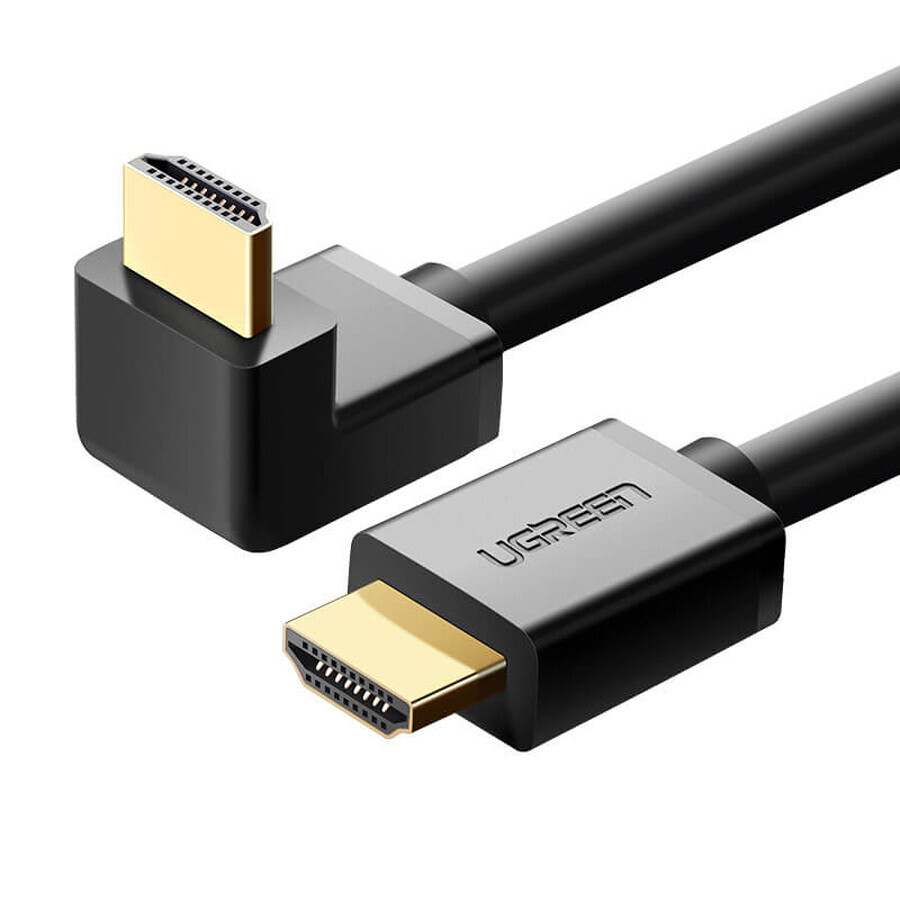 Ugreen cablu HDMI unghiular (90°) 4K 2m negru (HD103)