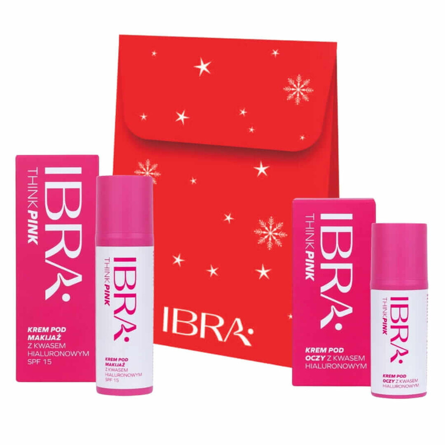 Ibra Holiday Pink Set Crème de maquillage, 50 ml + Crème pour les yeux, 30 ml