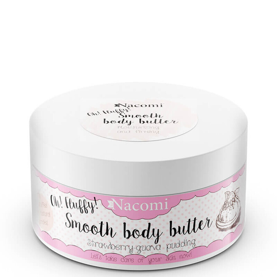 Nacomi Strawberry pudding body butter with guava, 100g