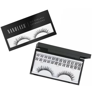 Nanolash DIY Extensiones de Pestañas Pestañas artificiales en racimo Charm, 36 piezas