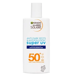 Garnier Ambre Solaire Fluide Visage Super UV Protecteur contre l'hyperpigmentation SPF50+, 40 ml