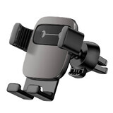 Baseus Cube SUYL-FK01 zwaartekrachthouder voor telefoon 4.7-6.6 voor auto naar voorruit - zwart