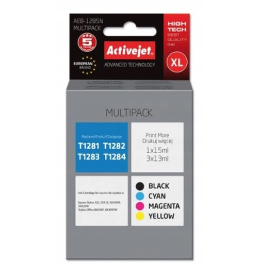ActiveJet, Tinte für Epson AEB-1285N (Ersatz T1285) Farbe