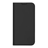 Funda Dux Ducis Skin Pro para iPhone 16 Plus con solapa y ranura para tarjetas - negro