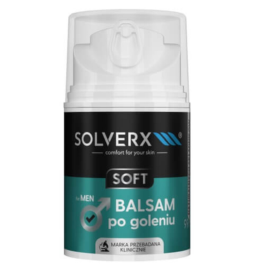Cumpără Solverx Balsam moale după ras pentru bărbați, 50ml Solverx Balsam moale după ras pentru bărbați, 50ml
