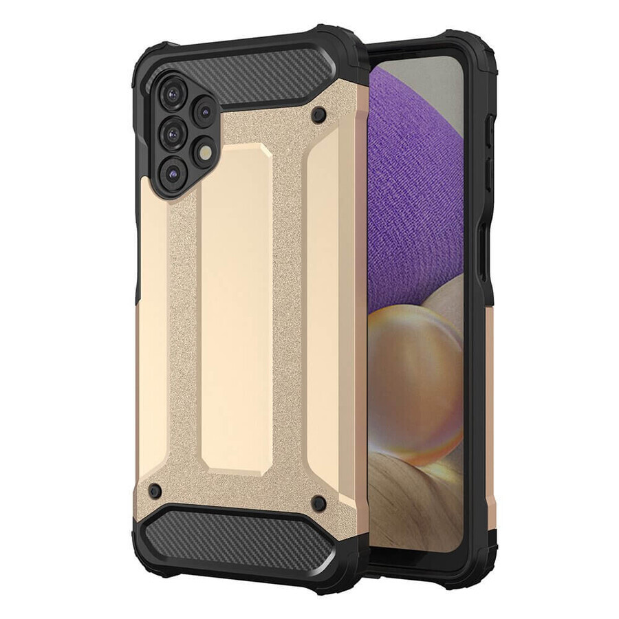 Hybrid Armor gepantserd hybride hoesje Samsung Galaxy A32 5G goud