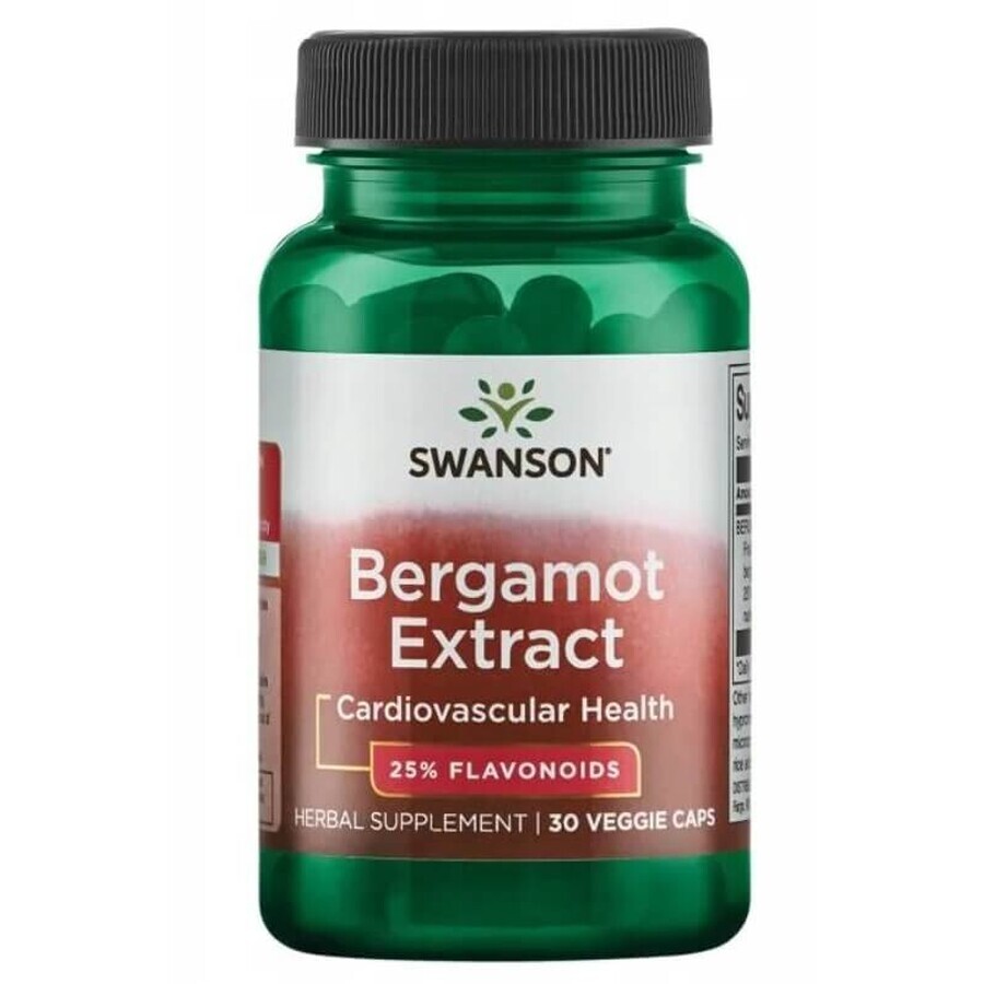 Swanson Extrait de Bergamote, 30 gélules