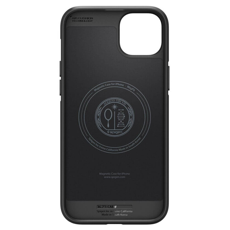 Spigen Core Armor Mag Tasche mit MagSafe für iPhone 15 Plus - mattschwarz