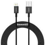 Baseus Superior USB - Lightning kabel 2,4 A 2 m zwart (CALYS-C01)
