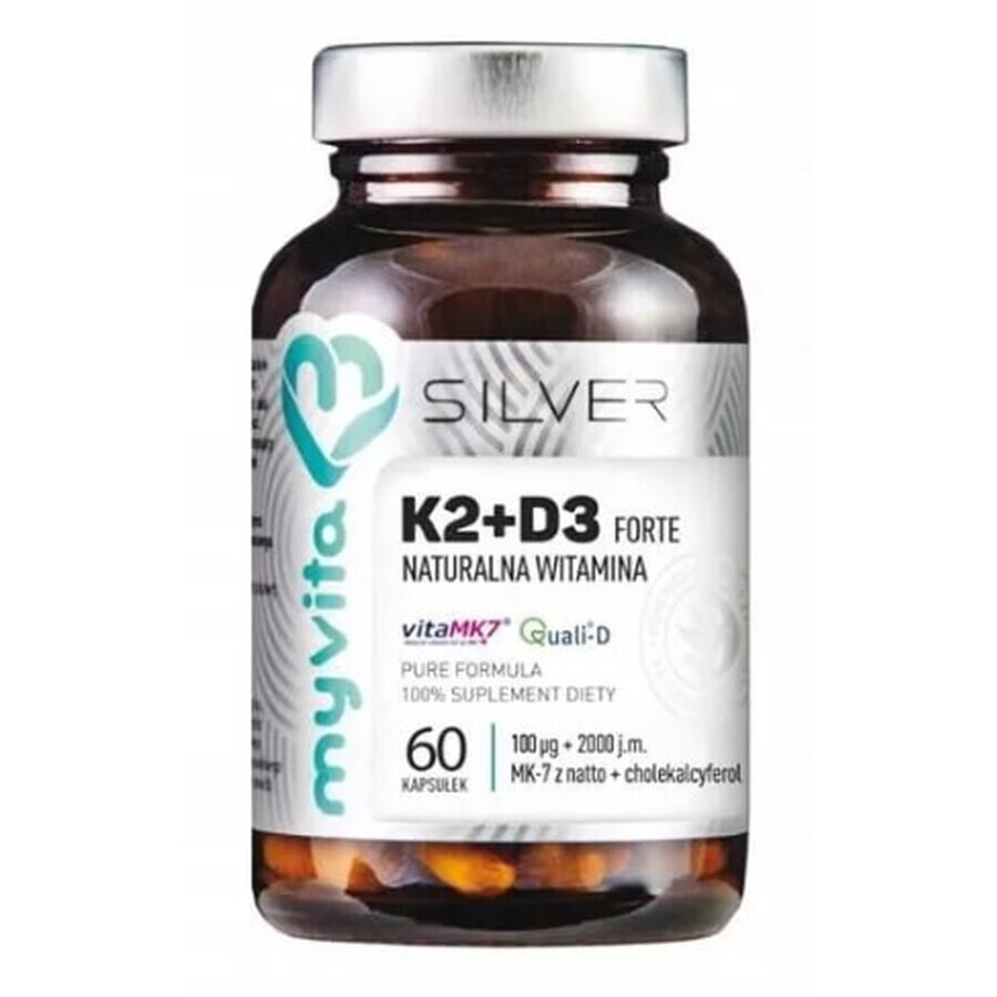 MyVita Silver Vitamine K2+D3 Forte 60 capsules