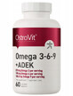 OstroVit Omega 3-6-9 + ADEK, 60 capsules