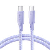 Joyroom Multi-Color Series S-A34 USB-C / USB-C PD 60W cablu 1m - violet