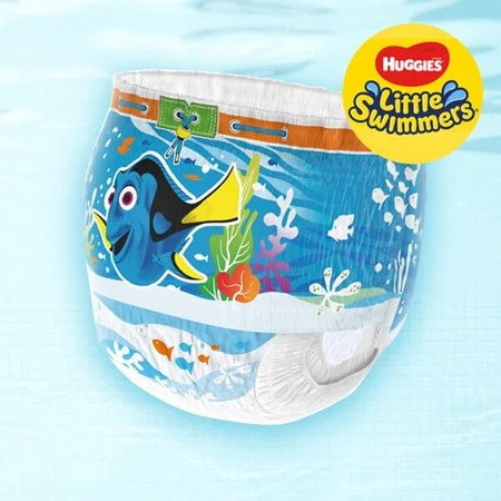 Braguitas de baño impermeables Little Swimmers nº 5-6, 12-18 kg, 11 piezas, Huggies