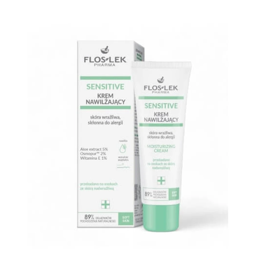 Floslek Pharma Sensitive Regenerative Cream for sensitive skin prone to allergies, 50 ml