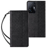 Magnet curea caz pentru Samsung Galaxy A13 5G portofel caz + mini lanyard pandantiv negru