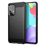 Husă flexibilă Carbon Case Samsung Galaxy A72 4G negru