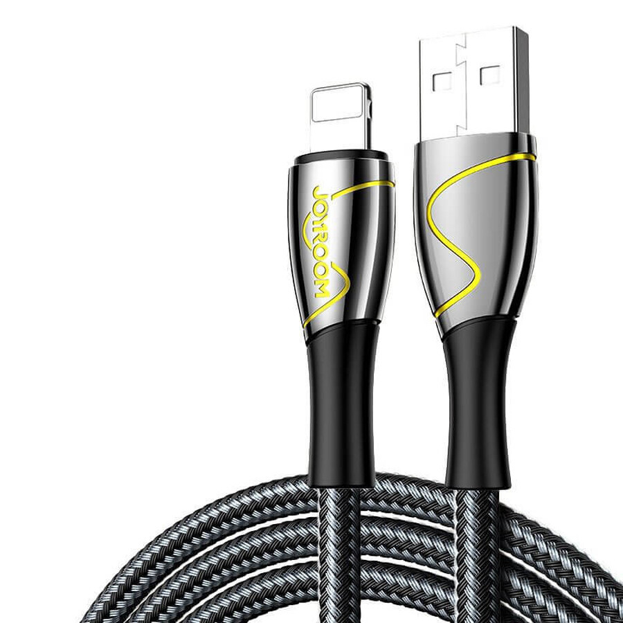 Joyroom Mermaid Series K6 USB-A / Lightning 2.4A 2m kabel - zwart
