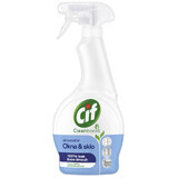 Cif Cleanboost Spray multiusos para la limpieza de cristales y lunas, 500 ml