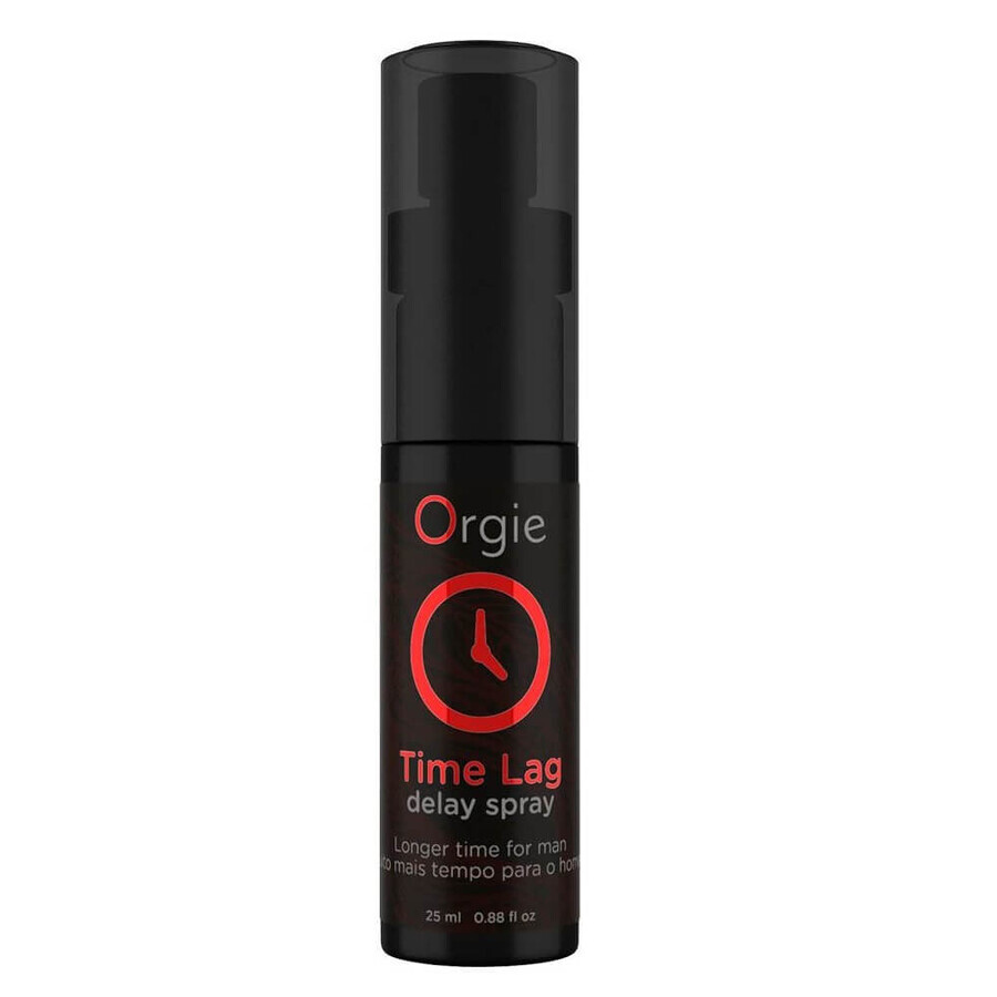 Orgie Time Lag Delay Spray per uomini per prolungare il sesso, 25 ml
