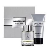 Mont Blanc Explorer Platinum Set Agua de perfume, 60 ml + Gel de ducha, 100 ml