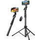 Selfie-Stick Ugreen LP680 mit St&#228;nder und 1,8m Bluetooth-Fernbedienung - schwarz