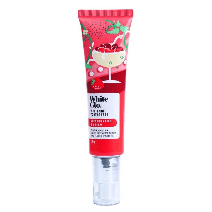 Cumpără White Glo Strawberries amp; Cream Pastă de dinți Pastă de dinți de albire, 70 g White Glo Strawberries amp; Cream Pastă de dinți Pastă de dinți de albire, 70 g