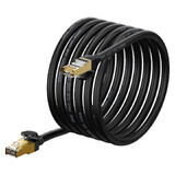 Baseus Speed Seven high-speed RJ45 10Gbps netwerkkabel 5m zwart (WKJS010501)