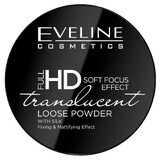 Eveline Cosmetics Full HD Soft Focus Loose Fixing and Mattifying Loose Powder with Silk, 6 g