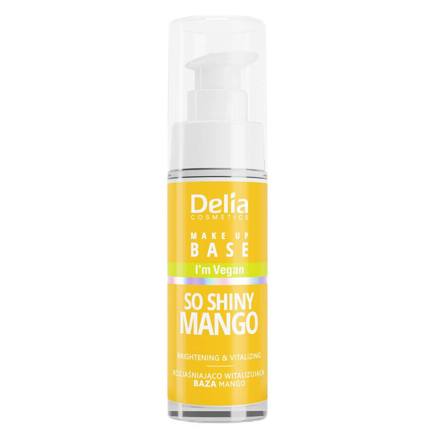 Buy Delia Vegan Make Up Base Vegan Brightening and Revitalizing Base So Shiny Mango, 30 ml. Delia Vegan Make Up Base Vegan Brightening and Revitalizing Base So Shiny Mango, 30 ml.