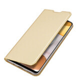 DUX DUCIS Skin Pro Custodia a fondina con flip cover Samsung Galaxy A42 5G oro