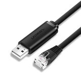 Ugreen console cable USB - Ethernet RJ45 adapter 1.5m black (CM204)