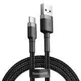 Baseus Cafule USB-A / USB-C QC 3.0 3A 1 m cable - black-gray
