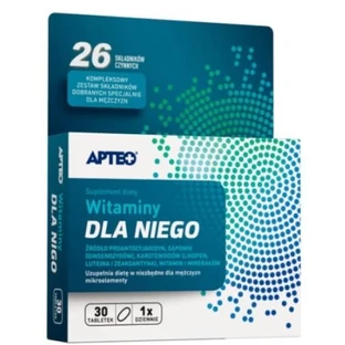 Apteo Vitamines pour Hommes, 30 comprimés