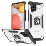 Wozinsky Ring Armor caz hibrid blindat capac + suport magnetic Samsung Galaxy A42 5G argint