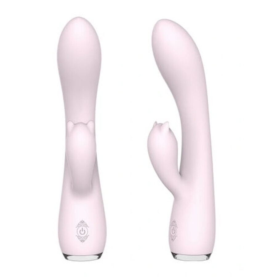 Fanny Illuminated Vibrator with 9 vibration modes in the shape of a rabbit Light Pink
