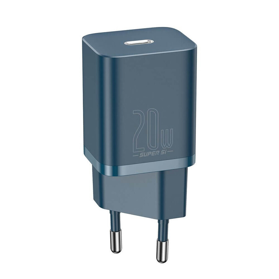 Baseus Super Si 1C USB Type C 20W Power Delivery fast charger blue (CCSUP-B03)