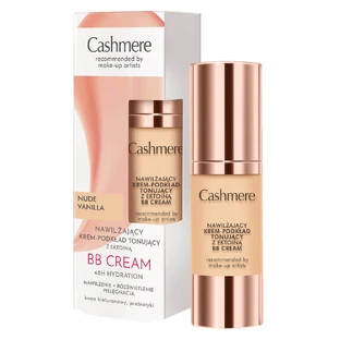 Base de maquillaje hidratante tonificante Cashmere con ectoína Vainilla Nude, 30 ml