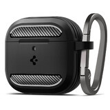 Carcasă Spigen Rugged Armor pentru AirPods 4 - negru