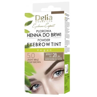 Delia Eyebrow Expert Powder Eyebrow Henna 5.0 Hellbraun, 4 g